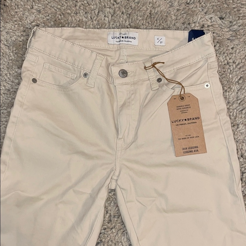 Lucky Brand Ava Legging - tan 4/27
